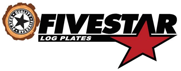 PRS Now Manufactures FIVESTAR Log Plates 